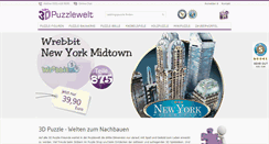 Desktop Screenshot of 3d-puzzlewelt.com
